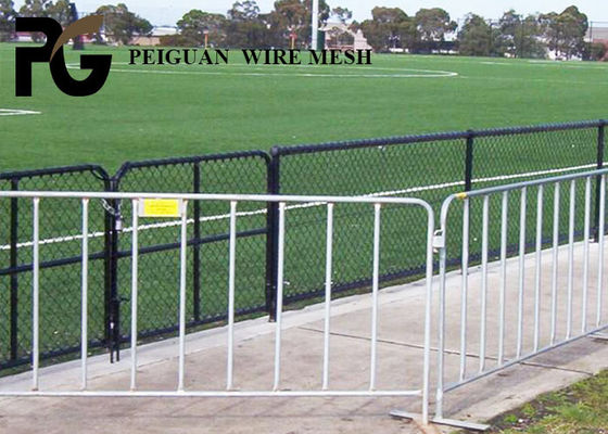Vivid Colours Steel Pedestrian Barriers Powder Coated