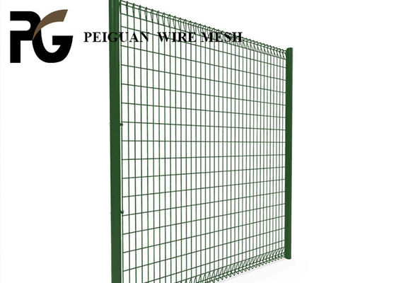 Powder Coated BRC Fence , 2400mm Roll Top Mesh Fence