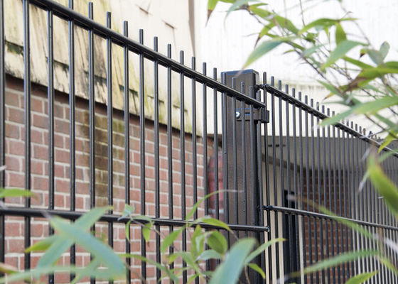 Silver Double Wire Welded Fence , Garden 868 Twin Wire Mesh Fencing
