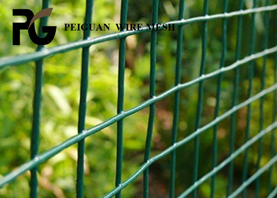 Square Hole 6mm PVC Coated Welded Wire Mesh Panels Anti Corrosion