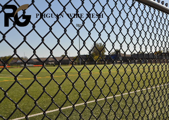 4mm Garden Metal Chain Link Fence Hot Dipped Galvanized