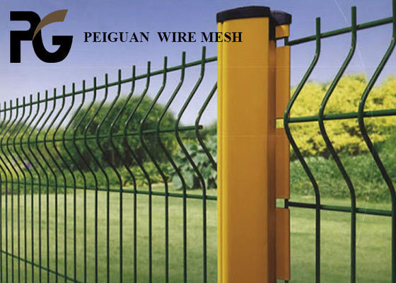 Black V Mesh Fencing Panels