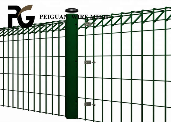 1.8m BRC Fence , Galvanized Roll Top Fence Panel