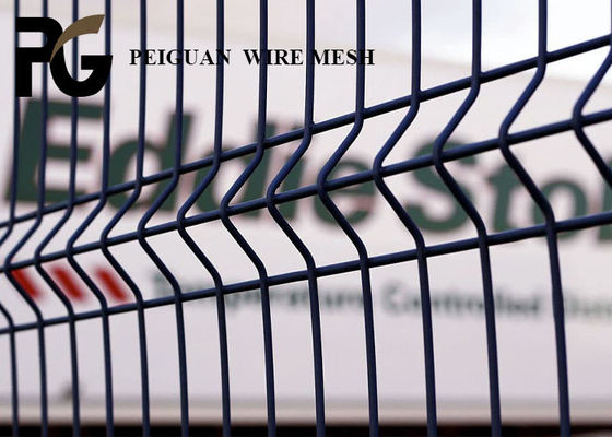 3D Curved Parks Green Mesh Security Fencing Easily Assembled