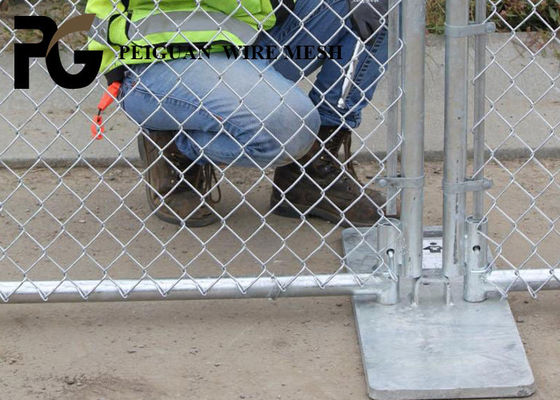 Sustainable White Building Site Fence Panels Hot Dipped Galvanized