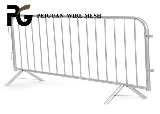 1m Galvanized Steel Crowd Control Barriers For Sports