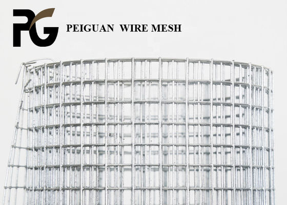 Animals Hot Dipped Galvanized Welded Iron Wire Mesh 6 Gauge