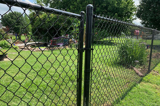11.5 Gauge 4ft Height 50ft Roll Length Black Galvanized Fencing