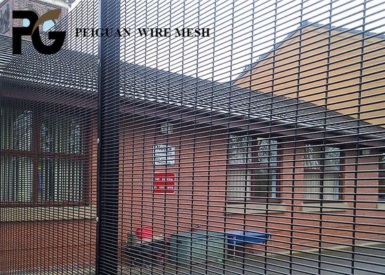 Pvc 2.0m 358 Mesh Fence Panel Green Polyester Boundary Wall Anti Climbing