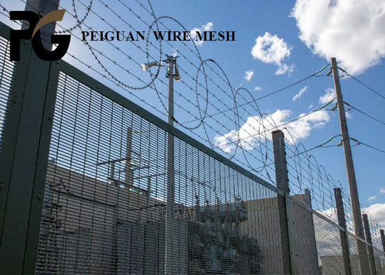 Small Hole Anti Climb Security Fencing , Easily Assembled 358 Anti Climb Mesh