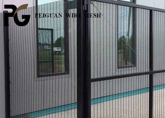 2.4m Anti Climb Security Fencing , Galvanised Anti Climb Fencing