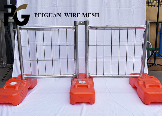 2m Temporary Construction Fence , Round Post Portable Fencing Panels