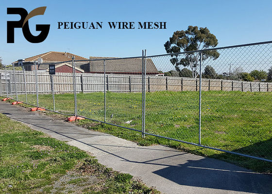 Easily Assembled Iron Portable Construction Fence 3mm Wire
