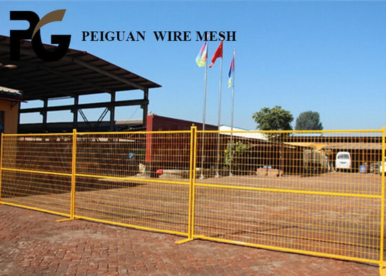 Blue Canada Temporary Fence , Hot Dipped Galvanized Portable Fencing Panels