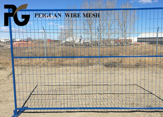 2.4m Eco Friendly Temporary Construction Fence Iron Galvanized Wire