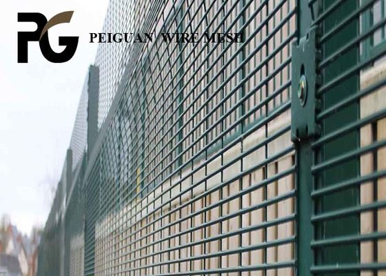 2m Powder Coated Security Fencing , Boundary Wall 358 Security Fencing