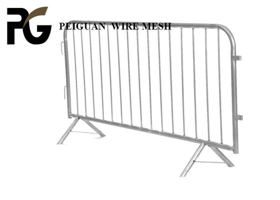 Pedestrian Powder Coated 1m Tall Crowd Control Barrier Vivid Colours Steel