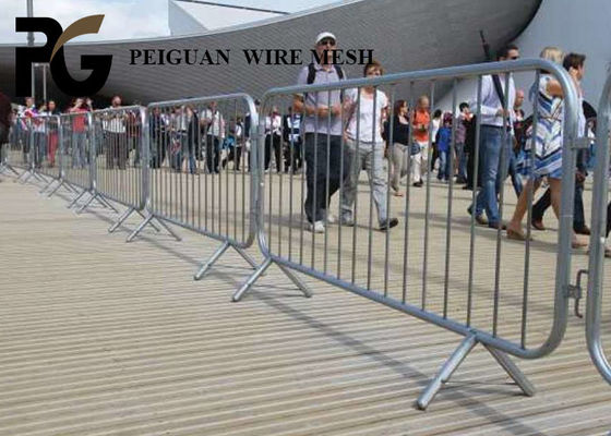 Vivid Colours Steel Pedestrian Barriers Powder Coated