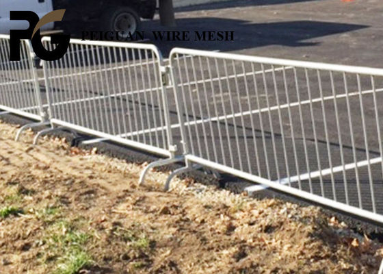 Removable Temporary Crowd Control Fencing For Road Security