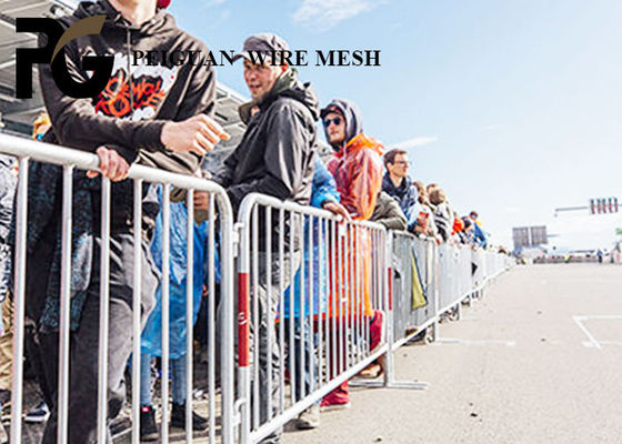 1m Galvanized Steel Crowd Control Barriers For Sports