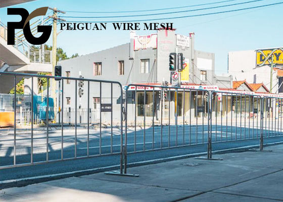 Removable Temporary Crowd Control Fencing For Road Security