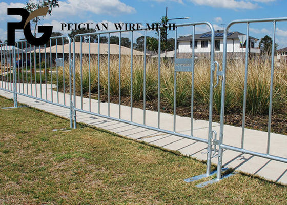 Low Carbon Steel Event Temporary 2x0.9m Crowd Control Barricades