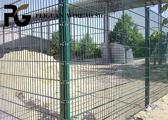 Decorative Double Wire Fence 2.4m Electric Galvanized