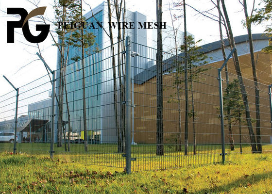 50x200mm Double Wire Fence Panel , Sport 868 Mesh Fencing
