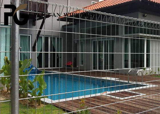 Swimming Pool 50x100mm BRC Fence Low Carbon Steel Wire