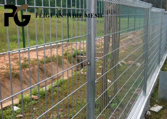 Anti Climb BRC Fence , High Rigidity Roll Top Fencing