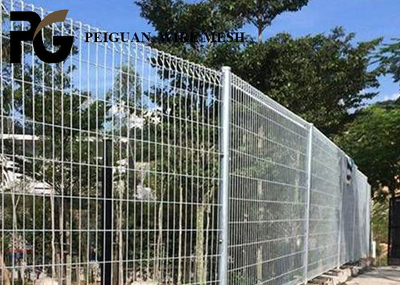 Powder Coated BRC Fence , 2400mm Roll Top Mesh Fence