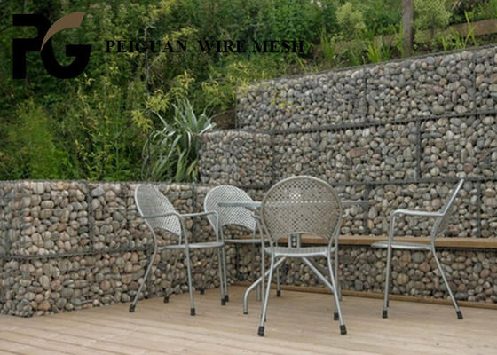 4mm Wire Welded Mesh Gabion Rectangle Hole For Decoration