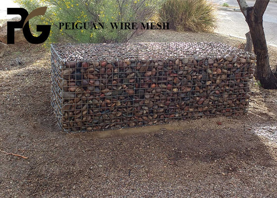 Square Wire Gabion Rock Wall Cages