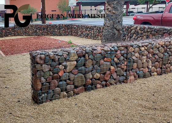 Square Wire Gabion Rock Wall Cages