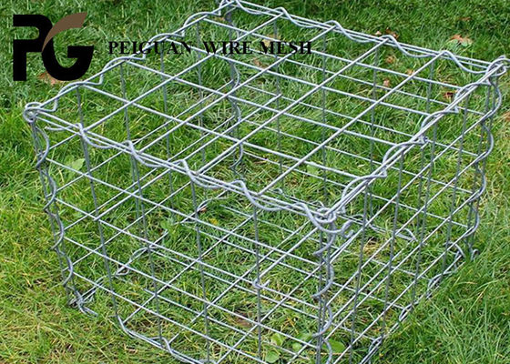 Square Hole Retaining Welded Mesh Gabion For Landscape