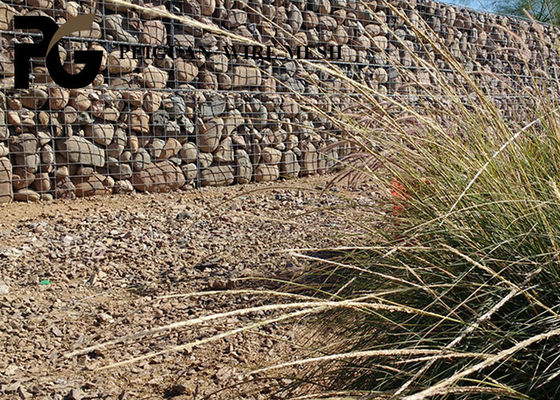 Square Hole Retaining Welded Mesh Gabion For Landscape