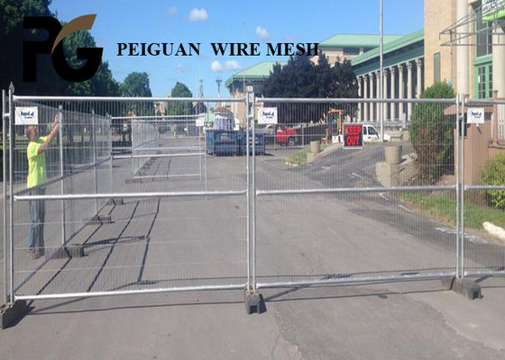 Heavy Duty Construction Site Fencing , Outdoor Building Site Security Fencing