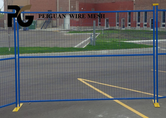 Heavy Duty Construction Site Fencing , Outdoor Building Site Security Fencing
