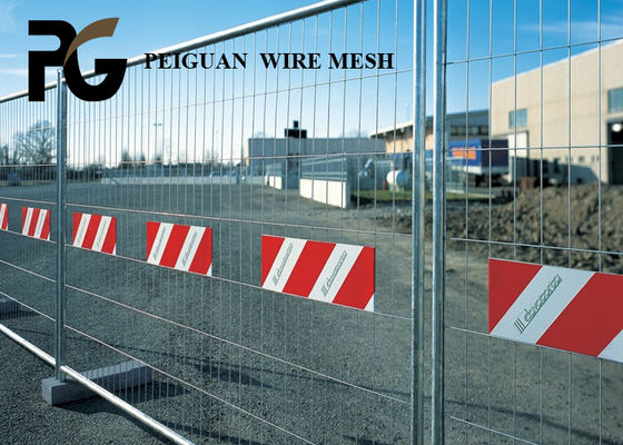Corrosion Resistance Construction Site Fence Panels Light Weight