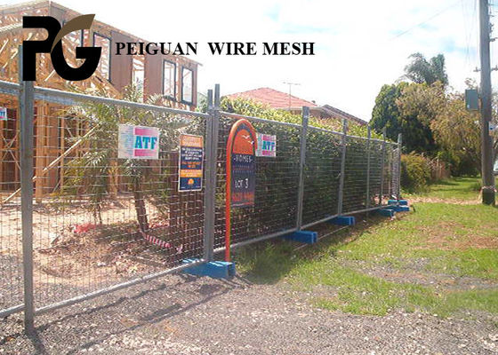 Corrosion Resistance Construction Site Fence Panels Light Weight