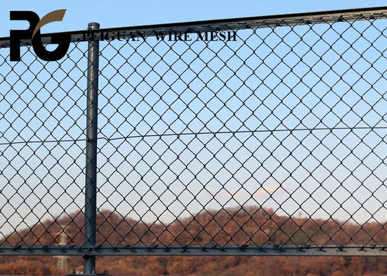 Silver White Vinyl Coated Chain Link Fence