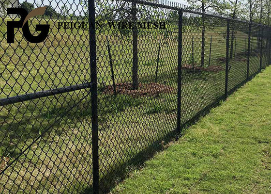 4mm Garden Metal Chain Link Fence Hot Dipped Galvanized