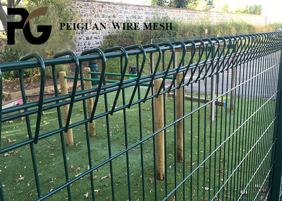 1.8m BRC Fence , Galvanized Roll Top Fence Panel