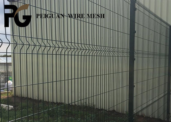 Black V Mesh Fencing Panels