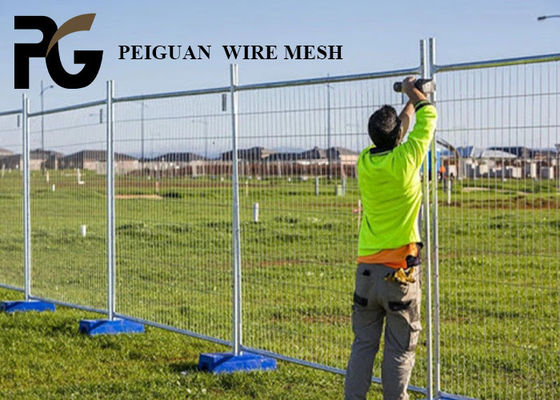 PVC Coated Temporary Construction Fence Panels
