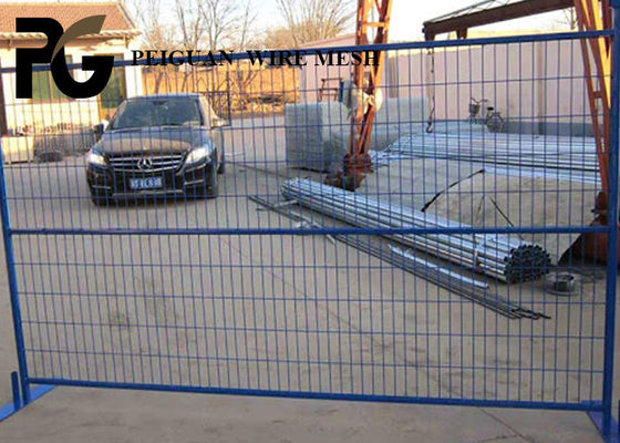 Orange Canada Temporary Fence Powder Coated For Yard