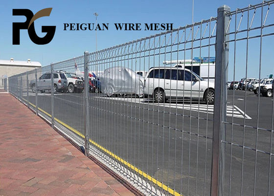 1.8m BRC Fence , Galvanized Roll Top Fence Panel