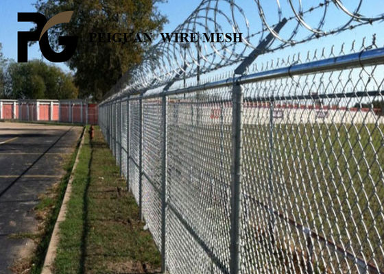 Powder Coated 4mm Home Security Fencing With Spikes