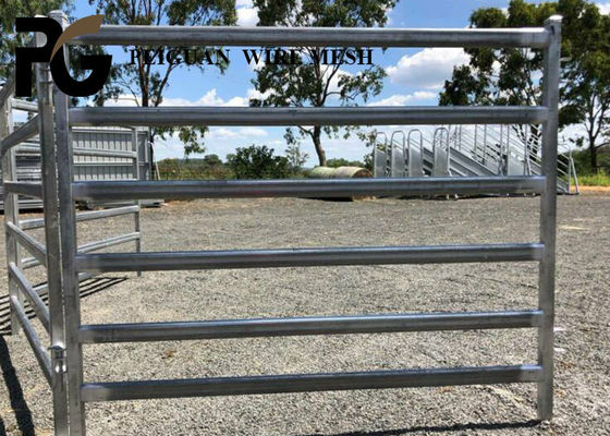 Easily Assembled Cattle Yard Panel , Lightweight Galvanized Cattle Panels