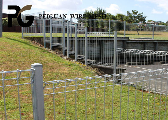 Bright Color Supermarkets Roll Top Mesh Fencing High Tensile